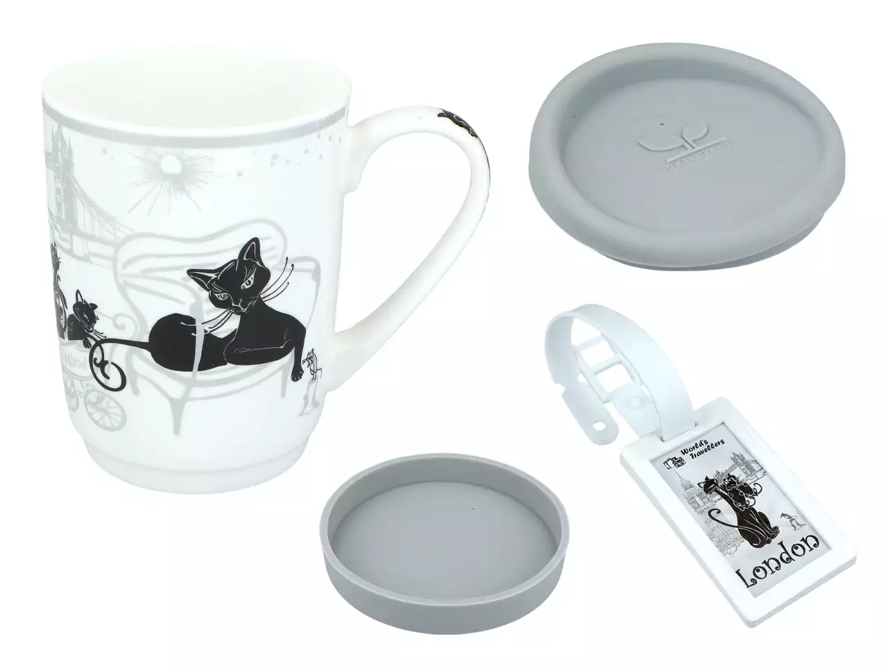 Kubek podróże wakacje koty